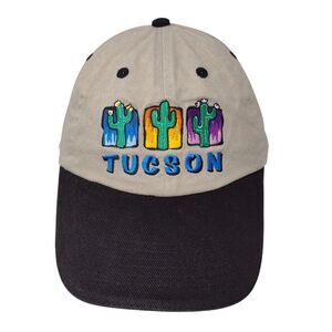 Cactus Tucson Slideback Hat Multi OSFM Embroidered Colorblock 6 Panel
